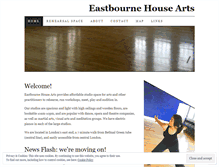 Tablet Screenshot of eastbournehousearts.com